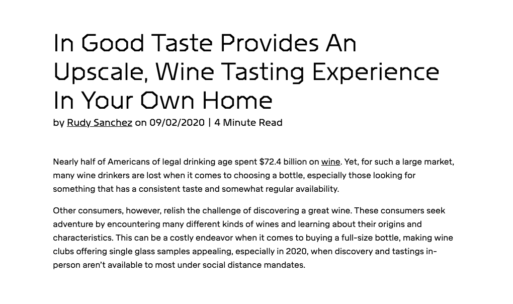 Truffl-In Good Taste-branding-text