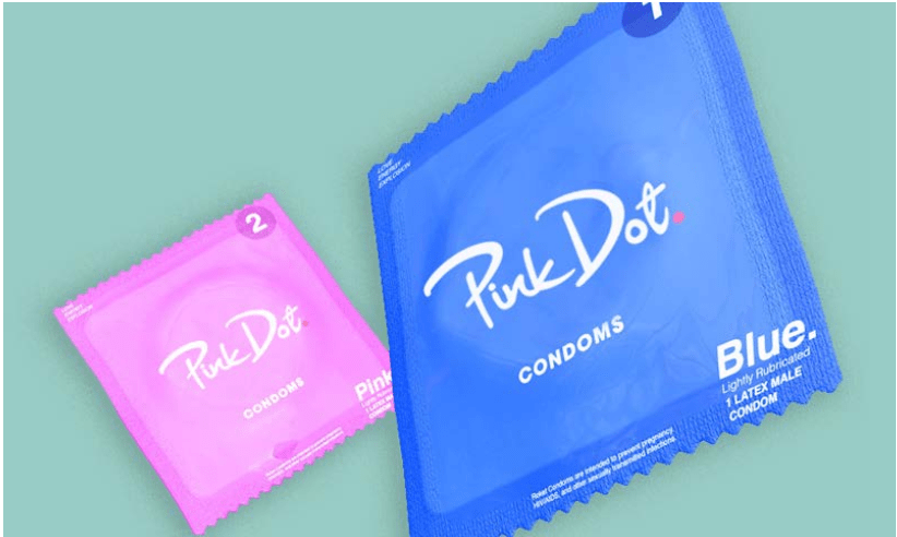 Truffl-pink dot-branding-condoms
