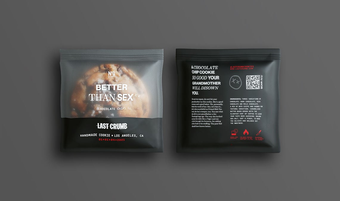 truffl branding last crumb dtc food 1 cookie