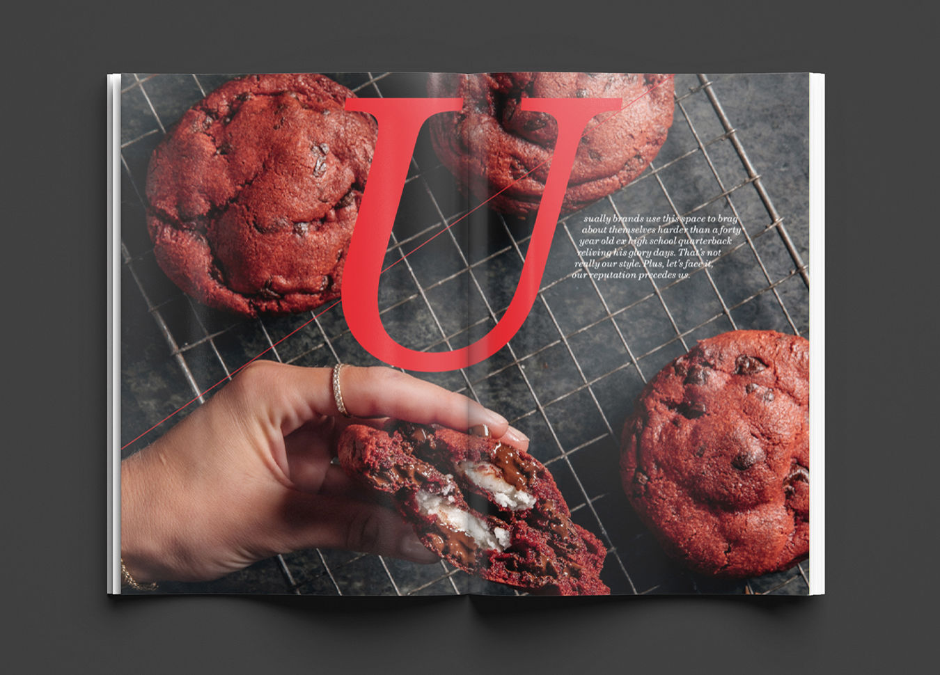 truffl branding last crumb dtc food magazine text