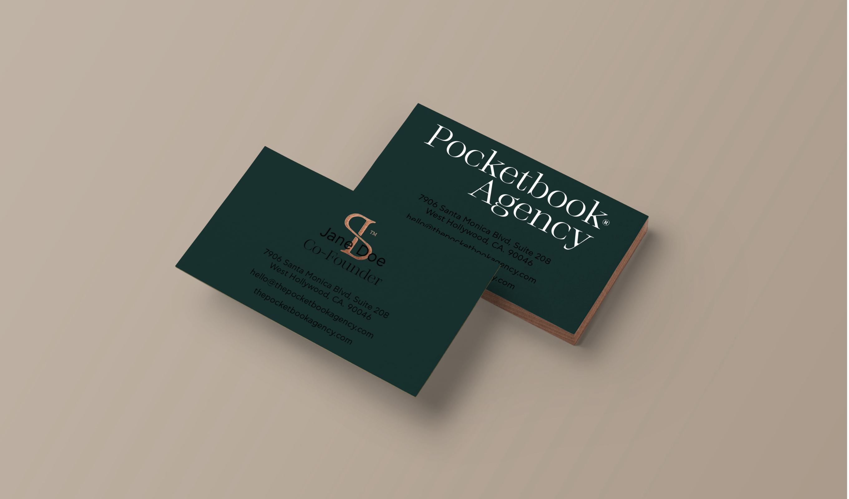truffl branding pocketbook business cards