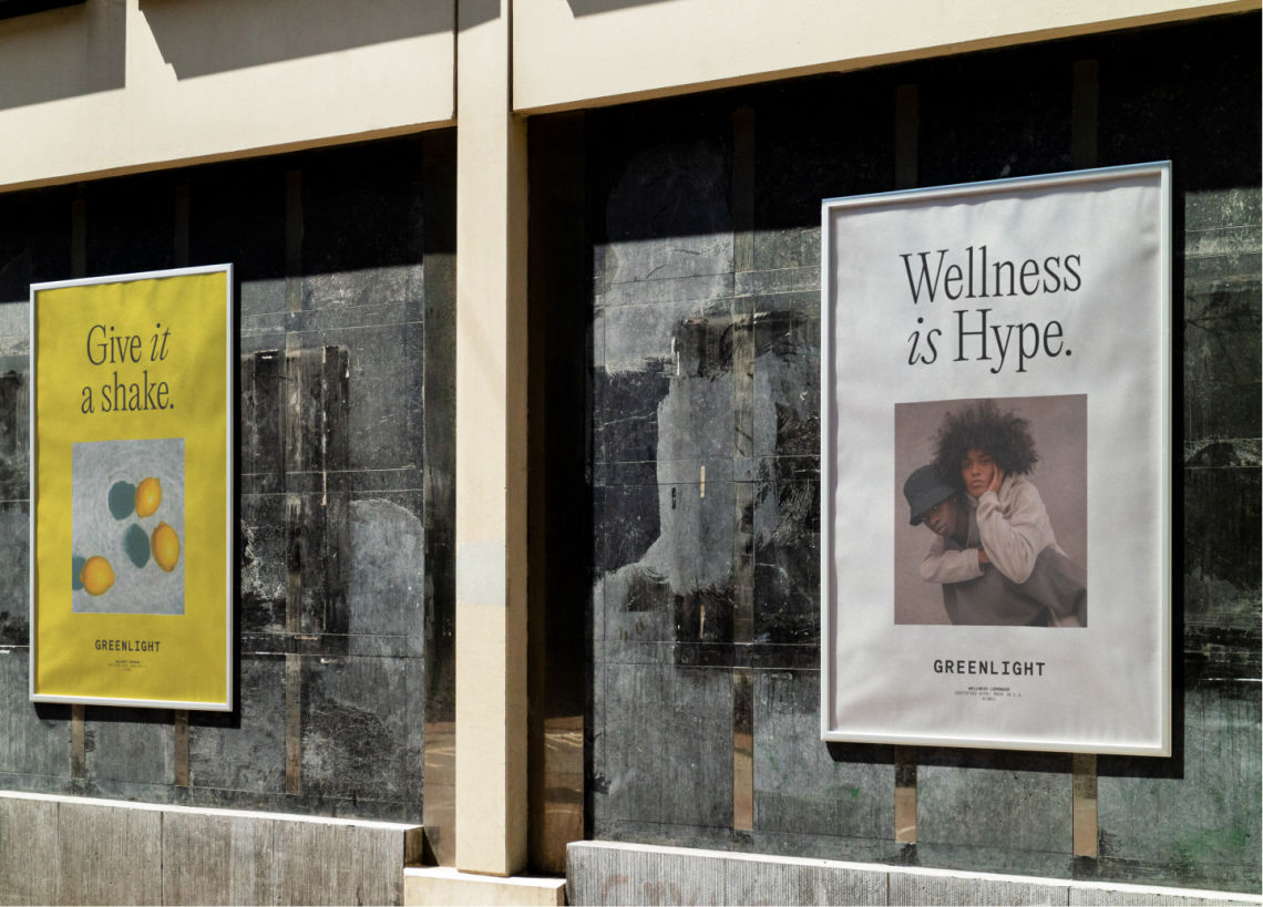 GreenLight Lemonade Poster Mockups