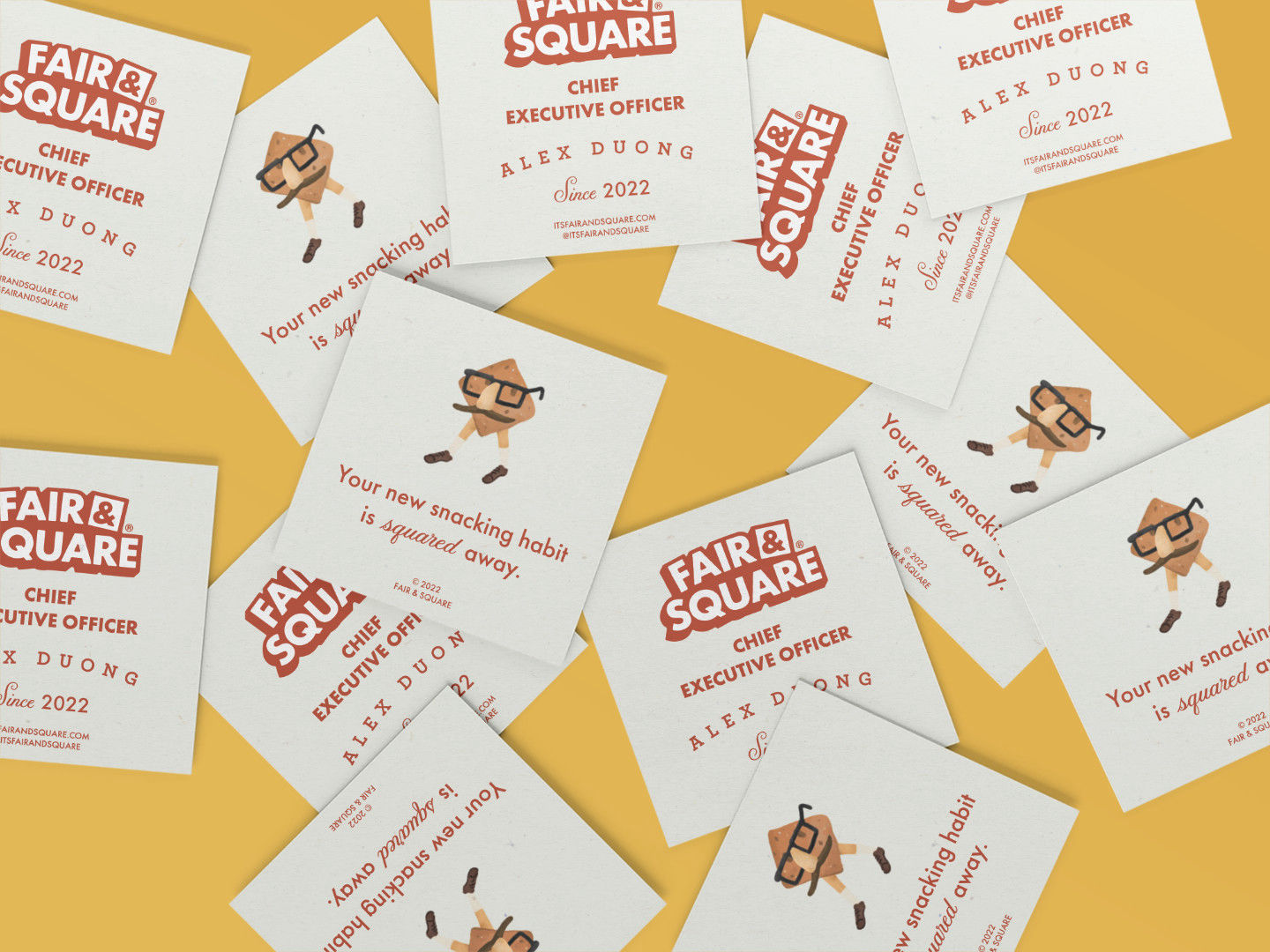 f s square business card mockup compact