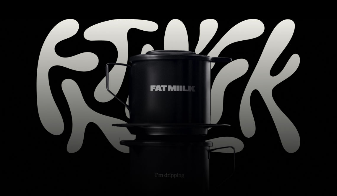 Fat Miilk Phin Packaging with Secondary Logomark