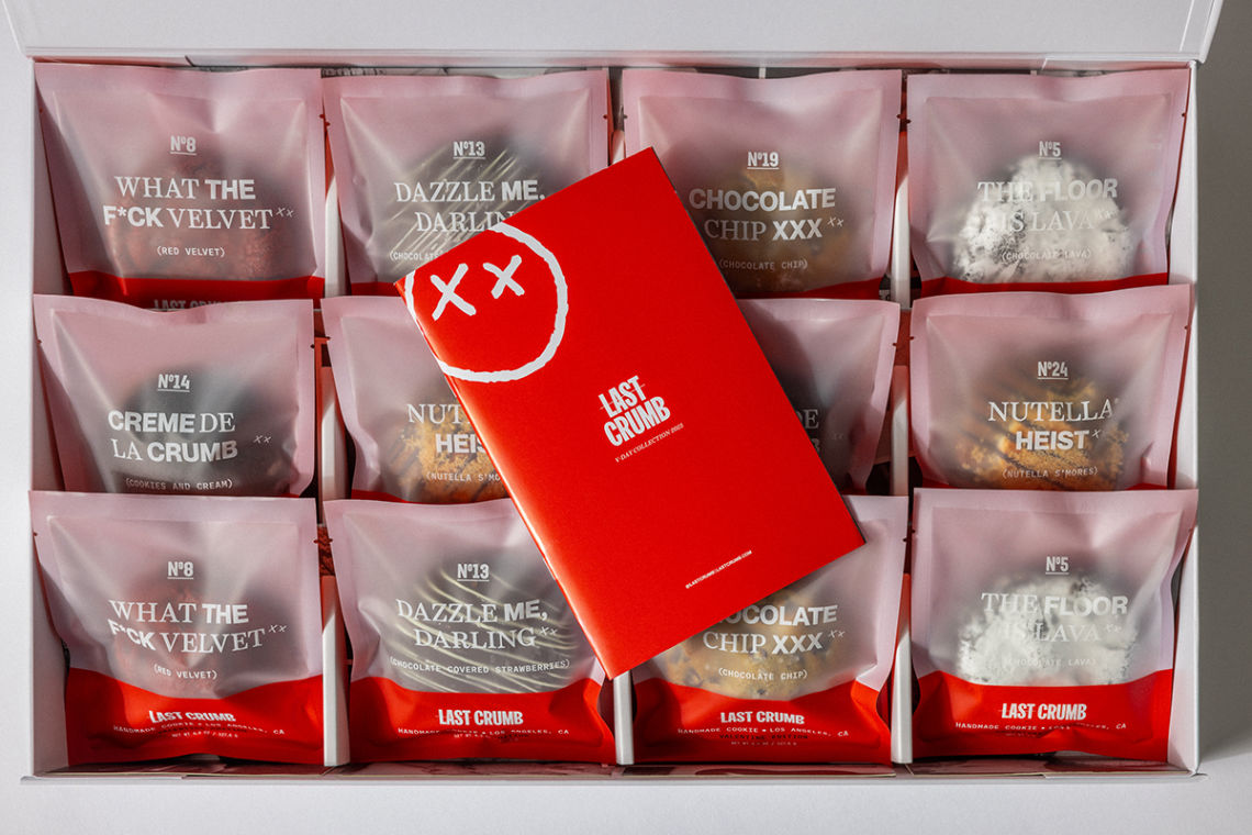 Last Crumb Packaging Photography Valentine's Day Box Open