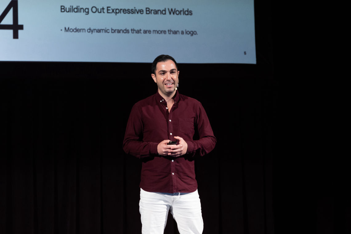 Raphael Farasat speaks at First Round for Truffl